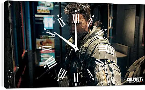 Часы картина - Call Of Duty: Black Ops III