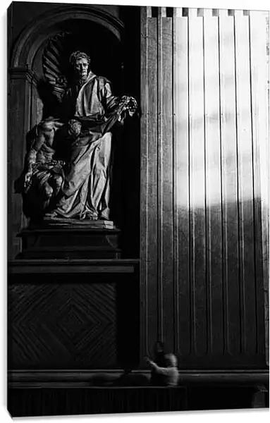 Постер на подрамнике - тихий взгляд