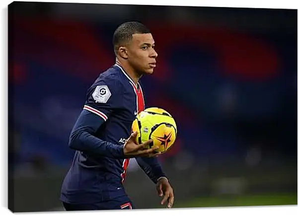 Постер на подрамнике - Килиан Мбаппе. Kylian Mbappé