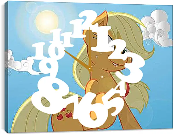 Часы картина - Пони