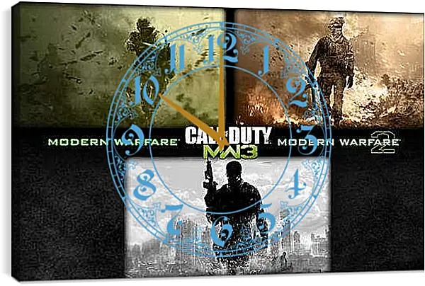 Часы картина - Call Of Duty