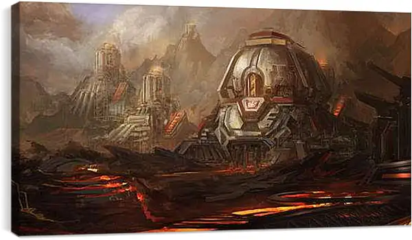 Постер на подрамнике - StarCraft II: Heart Of The Swarm