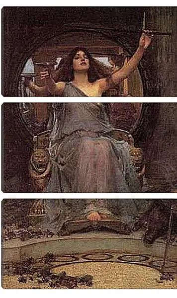 Модульная картина - Circe Offering the Cup to Ulysses. Джон Уотерхаус