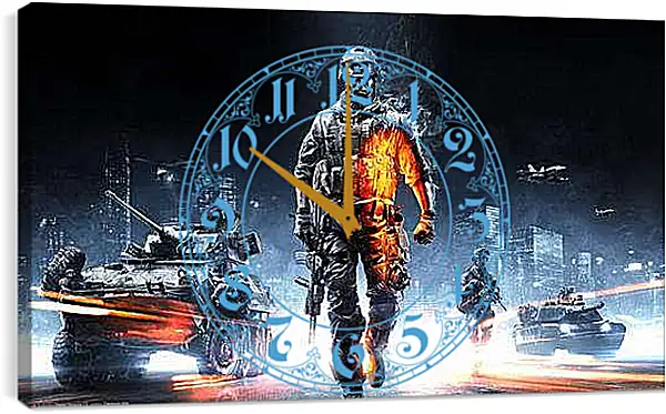 Часы картина - Battlefield 3