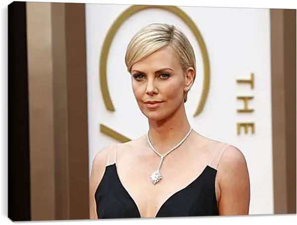 Постер на подрамнике - Шарлиз Терон. Charlize Theron