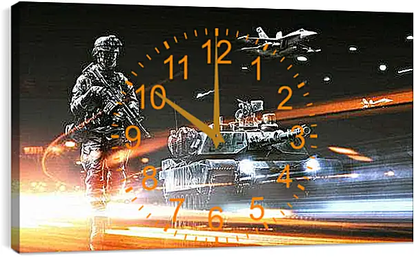 Часы картина - Battlefield 3