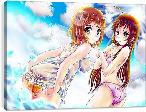 Постер на подрамнике - На пляже