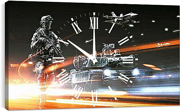 Часы картина - Battlefield 3