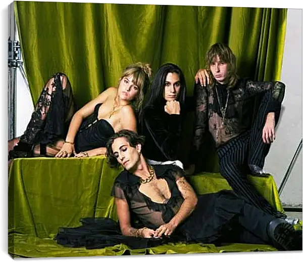 Постер на подрамнике - Maneskin. Итальянская рок-группа