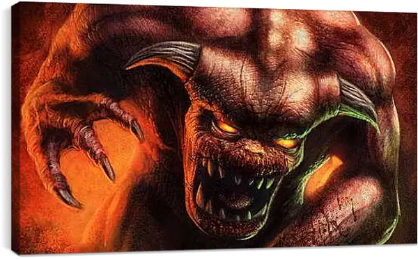 Постер на подрамнике - Doom
