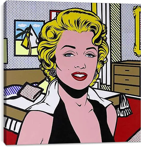 Постер на подрамнике - Мерлин Монро
