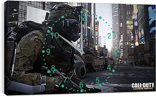 Часы картина - Call Of Duty: Advanced Warfare