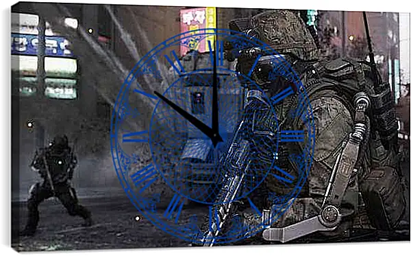 Часы картина - Call Of Duty: Advanced Warfare
