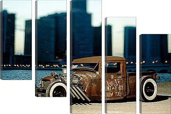 Модульная картина - Машина