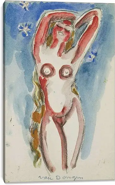 Постер на подрамнике - Неизвестно. Кес ван Донген