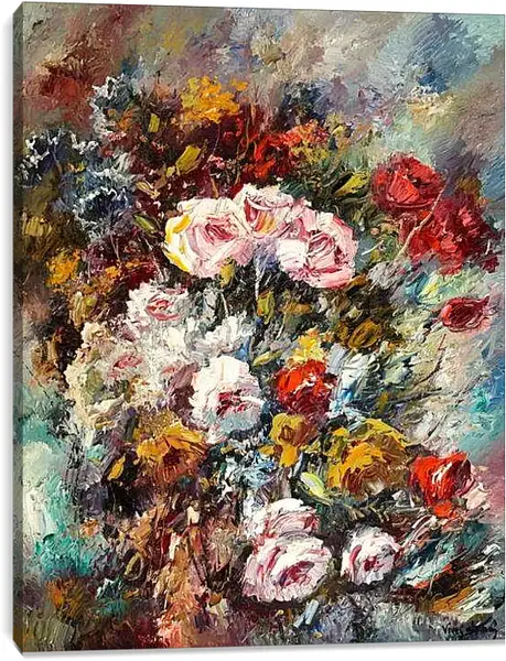 Постер на подрамнике - Цветы