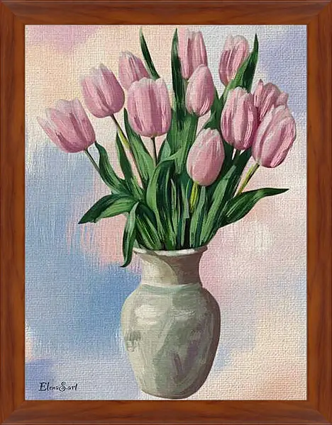 Картина в раме - Flowers 13