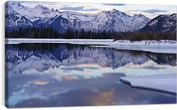 Постер на подрамнике - Зима