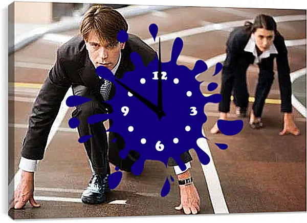 Часы картина - Вперед к победам