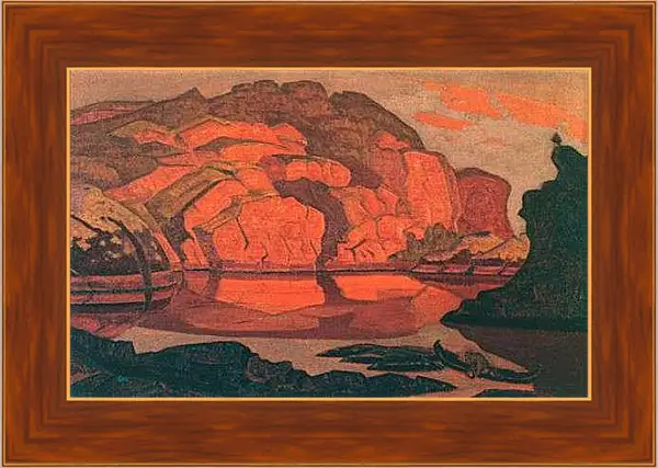 Картина в раме - Клад захоронённый. Рерих Николай