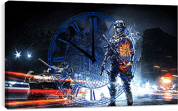 Часы картина - Battlefield 3