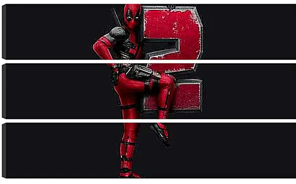 Модульная картина - Дэдпул 2