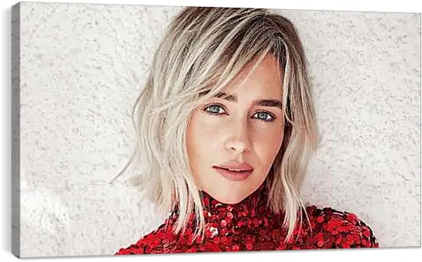 Постер на подрамнике - Эмилия Кларк. Emilia Clarke