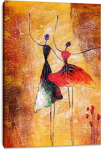 Постер на подрамнике - Лебединое озеро