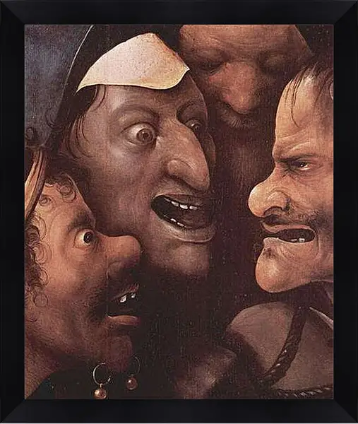 Картина в раме - Christ Carrying the Cross. Иероним Босх