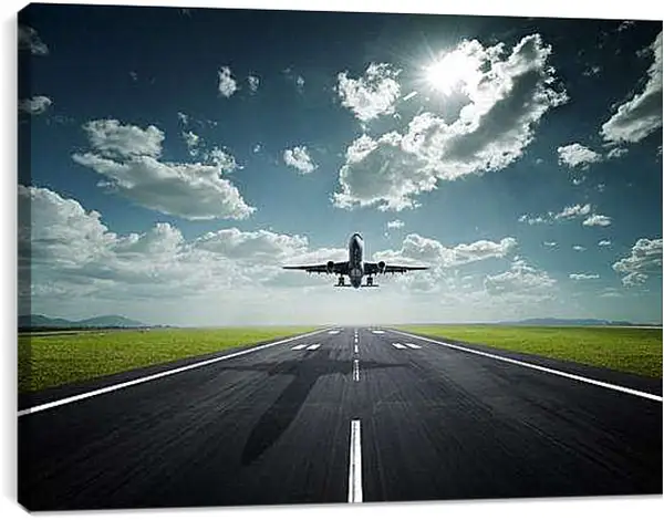 Постер на подрамнике - Самолет