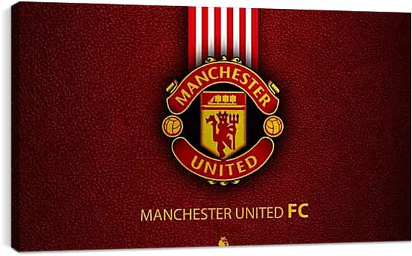 Постер на подрамнике - Эмблема ФК Манчестер Юнайтед