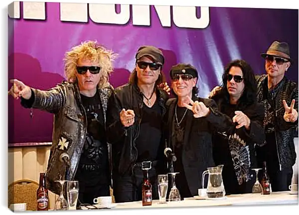 Постер на подрамнике - Скорпионс. Scorpions