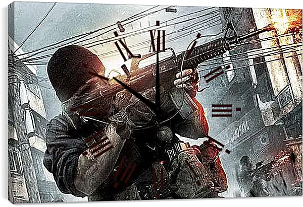 Часы картина - Call Of Duty