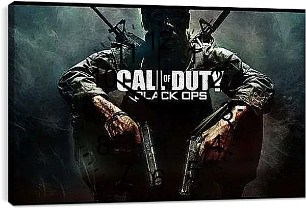 Часы картина - Call Of Duty: Black Ops