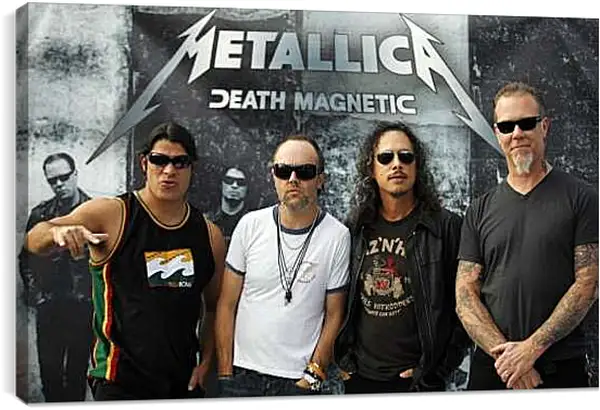 Постер на подрамнике - Металлика. Metallica