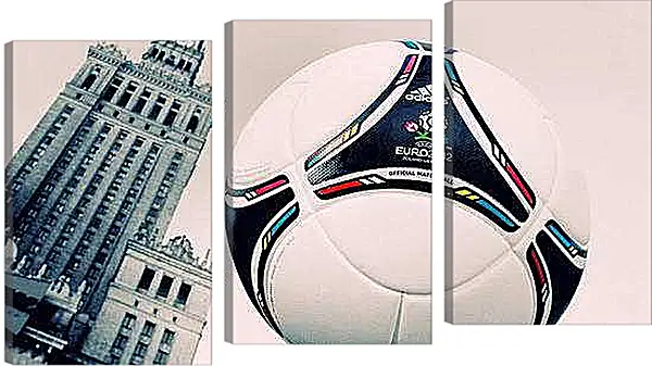 Модульная картина - Мяч Чемпионата Европы 2012