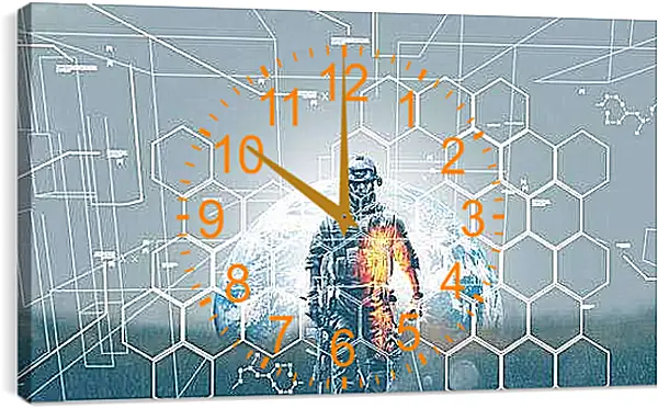 Часы картина - battlefield 3, soldier, graphics