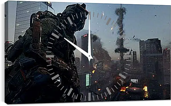 Часы картина - Call Of Duty: Advanced Warfare