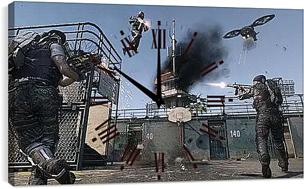 Часы картина - Call Of Duty: Advanced Warfare