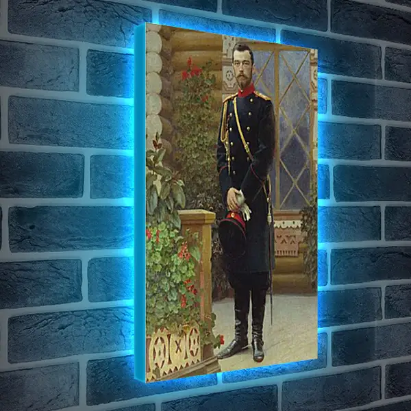 Лайтбокс световая панель - Портрет императора Николая II. Илья Репин