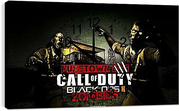 Часы картина - Call Of Duty: Black Ops II