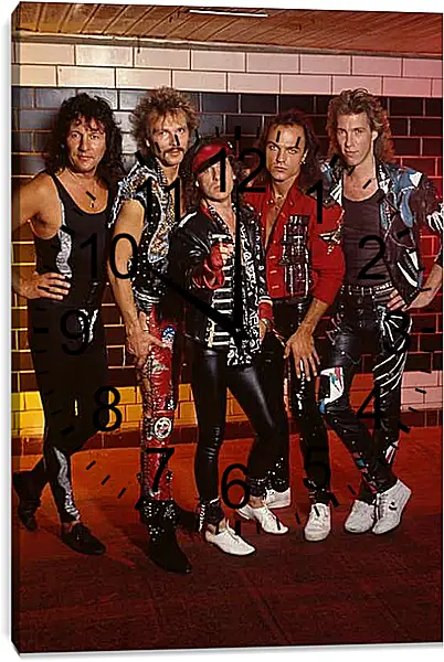 Часы картина - Скорпионс. Scorpions