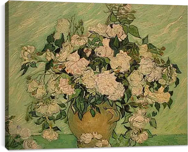 Постер на подрамнике - Roses. Винсент Ван Гог