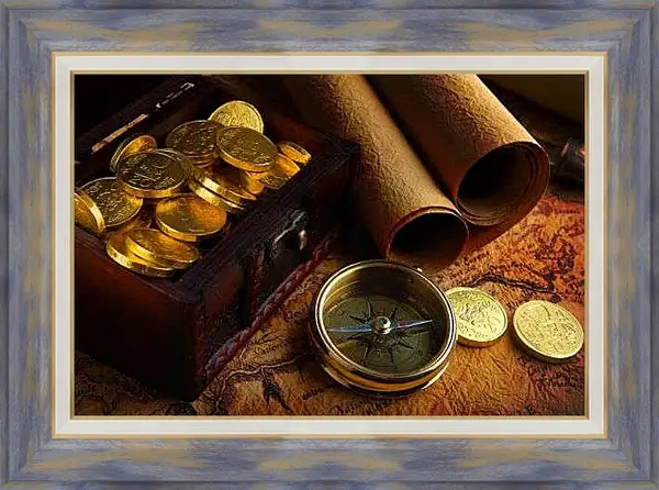 Картина в раме - Сокровище
