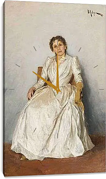 Часы картина - Портрет С. Левитан Исаак