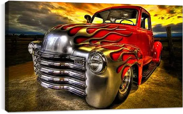 Постер на подрамнике - Пикап