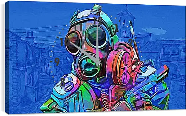 Часы картина - CS Toxic