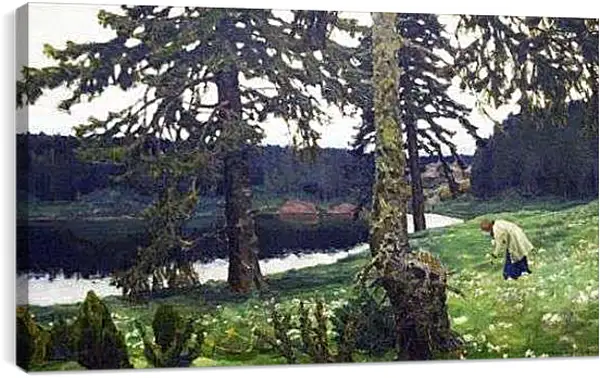 Постер на подрамнике - Озеро. Виктор Васнецов