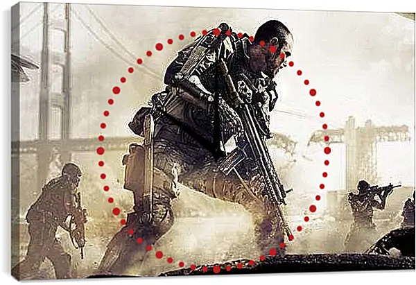 Часы картина - Call Of Duty: Advanced Warfare