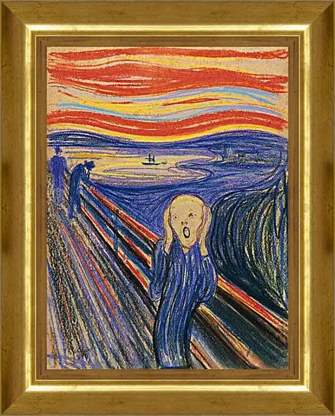Картина в раме - Skrik. Эдвард Мунк